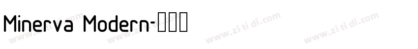 Minerva Modern字体转换